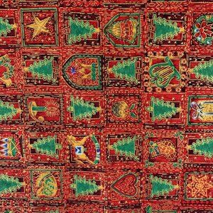 English Collection David Textiles Cotton Christmas Fabric By the Yard